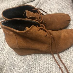 Toms Shoes - Toms Desert Wedges Size 9.5 Toms Shoes - Toms Desert Wedges Size 9.5